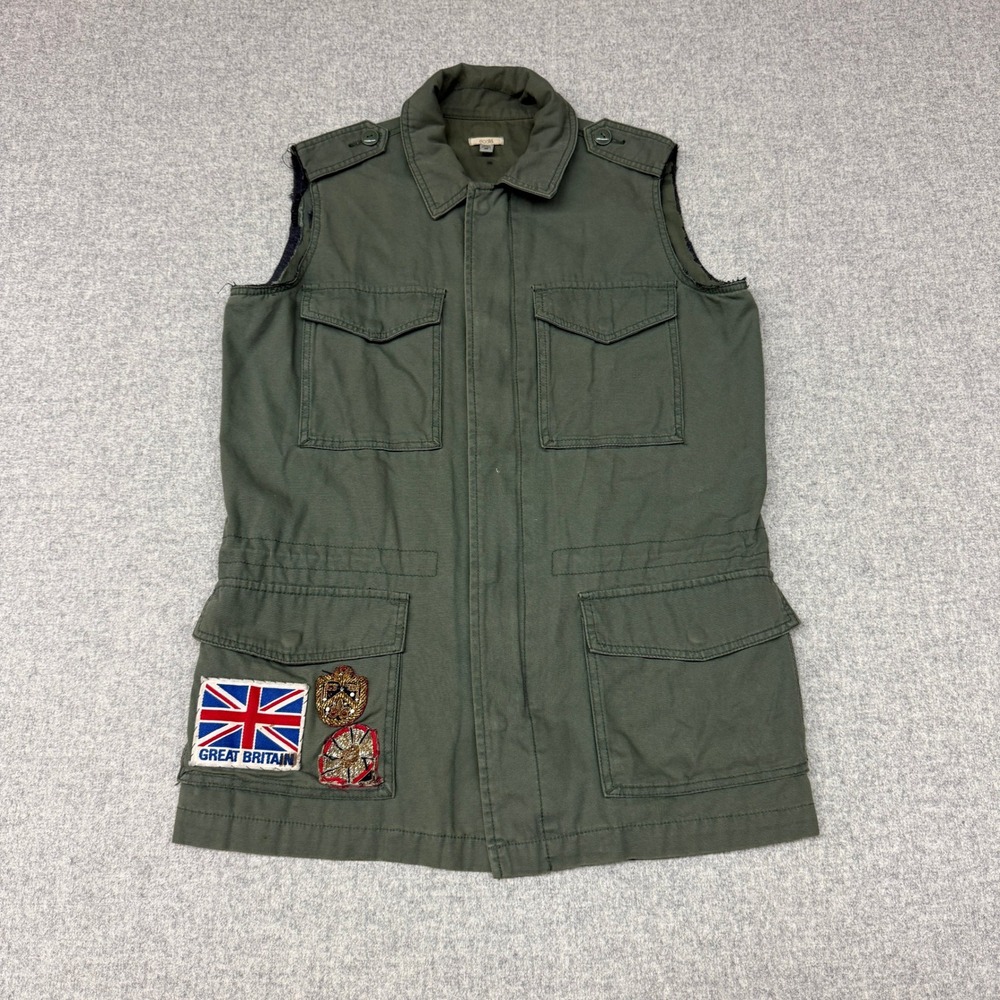 Ecote Prince Night Child Custom Utility Vest Medium Green Military Patch Graphic